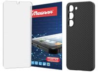 szkło hybrydowe + etui do galaxy s23 szkło ochronne + plecki zestaw