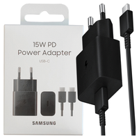 ład. siec. samsung ep-t1510xb 15wfast charge + kabel usb-c/usb-c