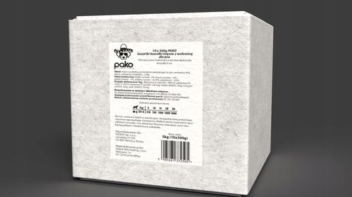 MOKRA KARMA DLA PSA PAKO SASZETKA KAWAŁKI MIĘSNE MIX SMAKÓW 20 X 500G 10 KG na Arena.pl