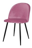 Krzesło tapicerowane GLORIA PINK VELVET