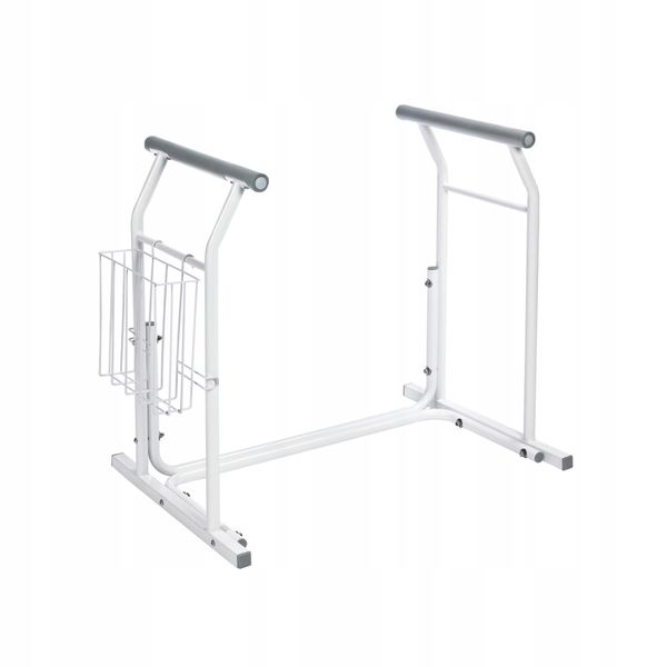 RIDDER Sam ruchoma podpórka toaletowa, biała zdjęcie 1