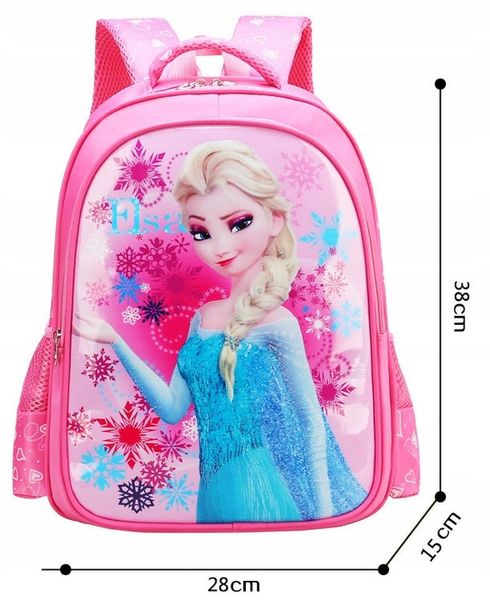 Plecak szkolny FROZEN dla dziewczynki solidny A4 KRAINA LODU mocny lekki zdjęcie 12