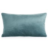 Poduszka Gaja 3 30x50 cm ciemnoniebieska welwet dekoracyjna