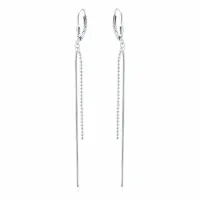 RODOWANE SREBRNE WISZĄCE KOLCZYKI CHWOSTY ŁAŃCUSZKI KULKOWY ŻMIJKA SNAKE