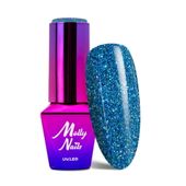 Lakier hybrydowy LED/UV Gel Polish MollyNails Luxury Glam Nr 544 Cosmic 8g