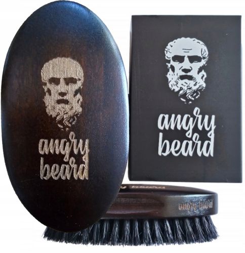 Angry Beard Legendarna Mitologiczna Szczotka do Brody z włosiem Dzika na Arena.pl