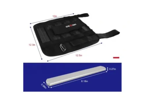 Regulowane obciążniki na nadgarstek, zdejmowane obciążniki, LEKARO, 2x 5kg na Arena.pl