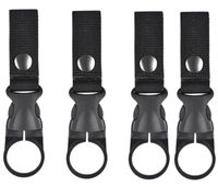 Klamra klips na butelkę zestaw 4szt karabińczyk taktyczna do paska szlufka