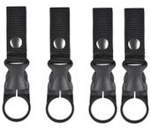 Klamra klips na butelkę zestaw 4szt karabińczyk taktyczna do paska szlufka