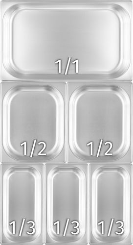 Pojemnik gn 1/1 200 mm ze stali nierdzewnej gastronomiczny 25.6 l TECHNICA na Arena.pl