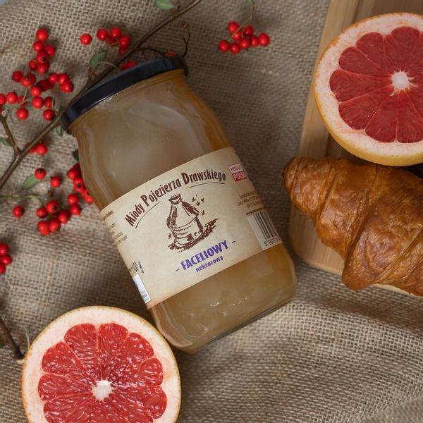 Miód Faceliowy 1100g naturalny świeży dla dzieci zdjęcie 2