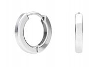 KOLCZYK KOŁO kółko 925 SREBRO HUGGIE 12mm 1,2 cm