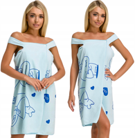 RĘCZNIK DO SAUNY SPA PAREO KĄPIELOWY DAMSKI NA BASEN PLAŻE TUNIKA 78x135 CM