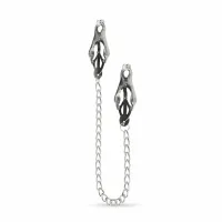 easytoys metalowe klamry clover z łańcuszkiem - regulowane, stalowe