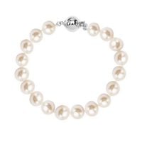 perły naturalne ze srebrem 10mm - bsn6061
