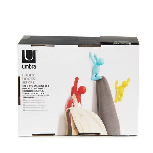 UMBRA - Wieszak ścienn, kolorowy, BUDDY na Arena.pl