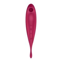 wibrator wielofunkcyjny twirling pro connect app dark red satisfyer