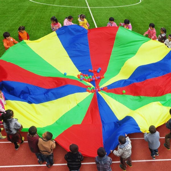 PROFESJONALNA CHUSTA ANIMACYJNA 3m SPADOCHRON + FUTERAŁ zdjęcie 4