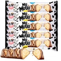 ABK Mu Muuu Batonik waflowy z nadzieniem mleczny 22 g x 5 sztuk