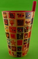 KUBEK ZE SŁOMKĄ DO NAPOJÓW DLA DZIECI 500 ML