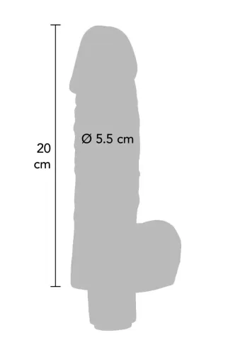 Boy Wonder Vibrating 20cm Dong Light skin tone na Arena.pl