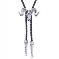 Goat Western Bolo Tie Cowboy Necktie Retro Style Men Women Necklace