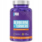 BERBERYNA + KURKUMINA 600 MG Glukoza Cukier Trawienie Wątroba Na 90 DNI