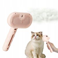 Szczotka ELEKTRYCZNA PAROWA do czesania futra PSA/KOTA, SAMOCZYSZCZĄCA