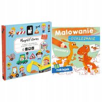 Układanka magnetyczna Janod, dla dzieci, 3 lata+, + kolorowanka GRATIS