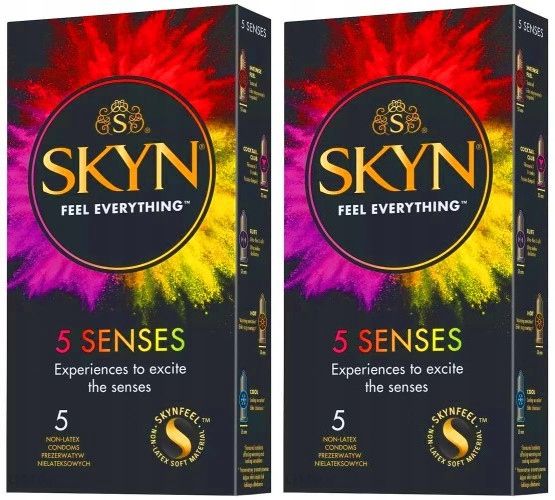 SKYN SENSES mix prezerwatywy potęgujące orgazm z wypustkami 10 szt. zdjęcie 1