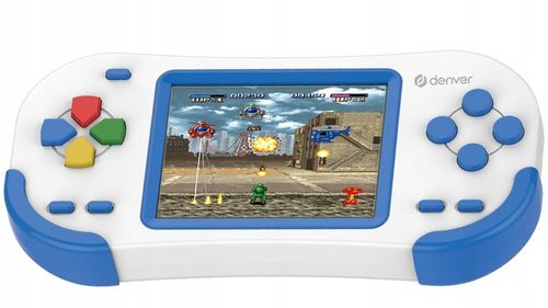 Gamepad z kolorowym ekranem LCD 2,8” DENVER GMP-295 200 gier 320 x 240 na Arena.pl