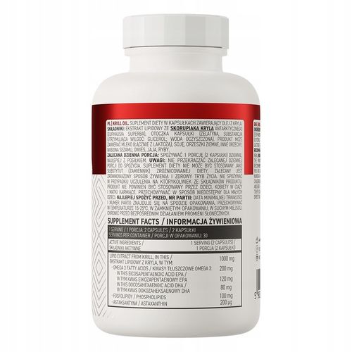 OLEJ Z KRYLA ANTARKTYCZNEGO 60 kaps. ASTAKSANTYNA na Arena.pl