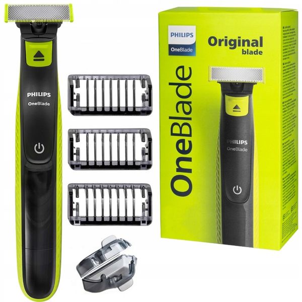 GOLARKA PHILIPS ONE BLADE TRYMER DO BRODY QP2724/10 3 NASADKI zdjęcie 1