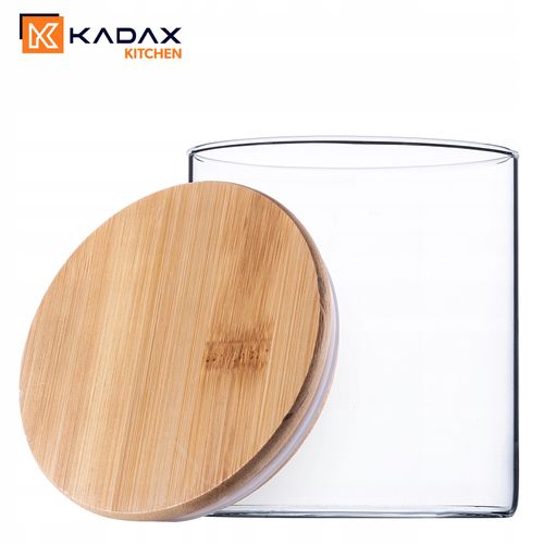 KADAX Pojemnik Szklany Przyprawy Makaron Z Pokrywką Słoik 800ml na Arena.pl