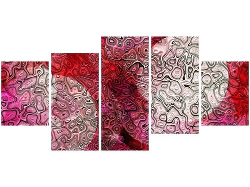 70CM 150CM OBRAZ 5 ELEM BOKEH ŚCIENNY na Arena.pl