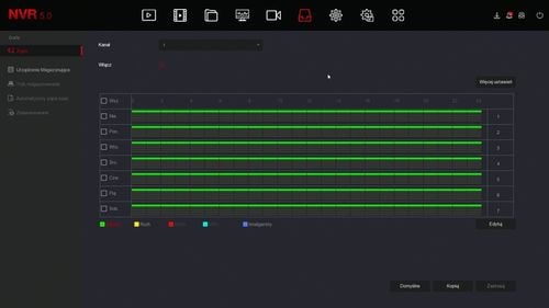 REJESTRATOR DO MONITORINGU SIECIOWY NVR IP 9 KANAŁOWY 8MPx 4K na Arena.pl