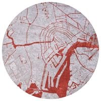 CITIES AMSTERDAM ORANGE CUT ROUND 9323