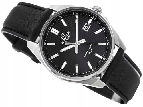 MĘSKI ZEGAREK CASIO EFV-150L-1AVUEF EDIFICE CZARNY NA PASKU DATOWNIK 100M na Arena.pl