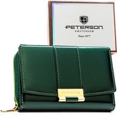 portfel damski eko ptn 0015-lak-9518 green