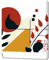 Obraz 70x90cm Ogień i Flora