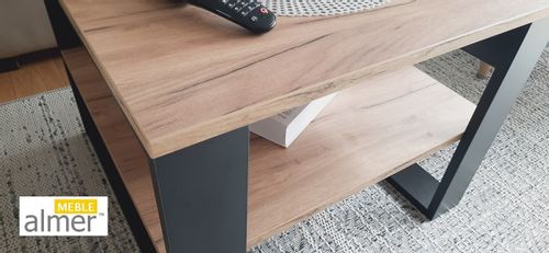 Ława Stolik K6 w stylu loft 60x60x45 na Arena.pl