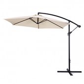 PARASOL OGRODOWY MULTIGARDEN 300CM STAL MALOWANA BEZOWY