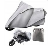 POKROWIEC OCHRONNY NA MOTOR PLANDEKA NA MOTOCYKL SZARY XXL