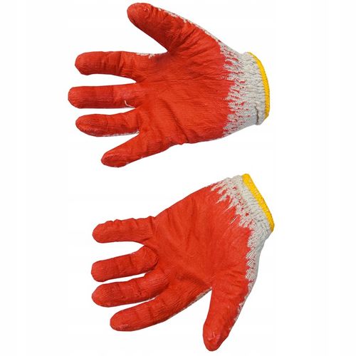 WAMPIRKI Rękawice robocze rękawiczki ogrodowe Powlekane Lateksem 600 par na Arena.pl