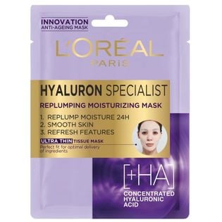 L'Oreal Hyaluron Specialist Replumping Moisturizing Mask 30g maseczka płócienna