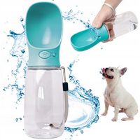 BUTELKA Turystyczna Przenośna BIDON MISKA PSA KOTA na Wodę POIDŁO XL 550ml