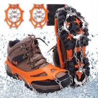 RACZKI NA BUTY KOLCE ANTYPOŚLIZGOWE ŁAŃCUCHY 38-45 RACZKI TURYSTYCZNE LÓD