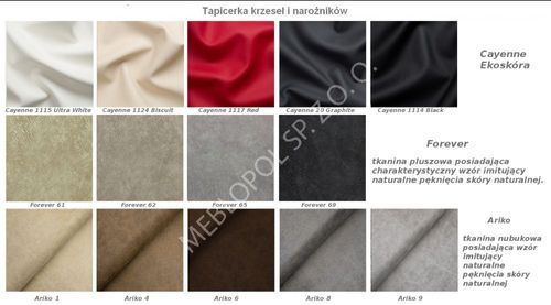 PÓŁKOTAPCZAN MEBLOPOL 140H poziomy BIAŁY/BIAŁY POŁYSK - DUŻY WYBÓR TKANIN na Arena.pl