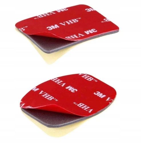 Naklejki Taśma 3M Uchwyt Przylepiec Adapter do Kasku do GoPro DJI na Arena.pl