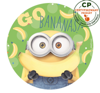 Opłatek na tort Minionki